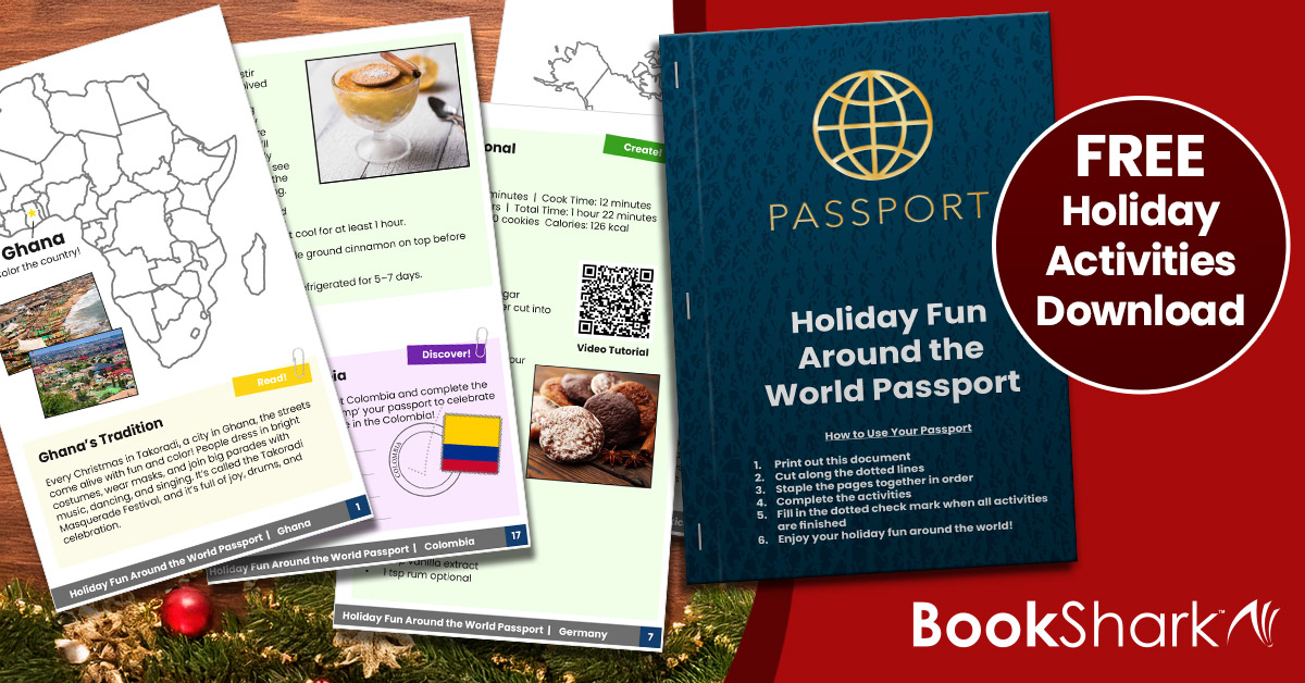 Free Holiday fun around the world Passport activities